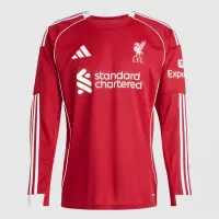 25-26 Liverpool Home Football Jersey Long Sleeve - view 1