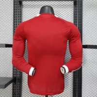 25-26 Liverpool Home Soccer Jersey Player Version Long Sleeve - view 3
