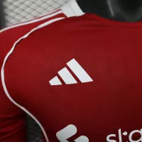 25-26 Liverpool Home Soccer Jersey Player Version Long Sleeve - view 5