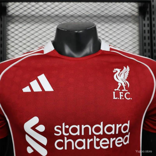 25-26 Liverpool Home Soccer Jersey Player Version - view 8