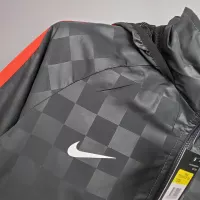 2021/2022 Liverpool Windbreaker Black-Grey Plaid Soccer Jersey 1:1 Thai Quality - view 3