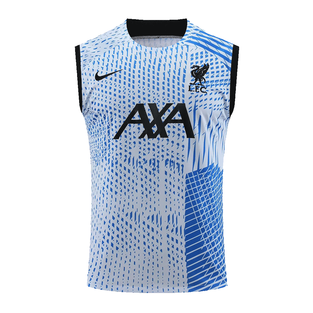 Liverpool Sleeveless Training Kit White&Blue 2023/24 - view 12