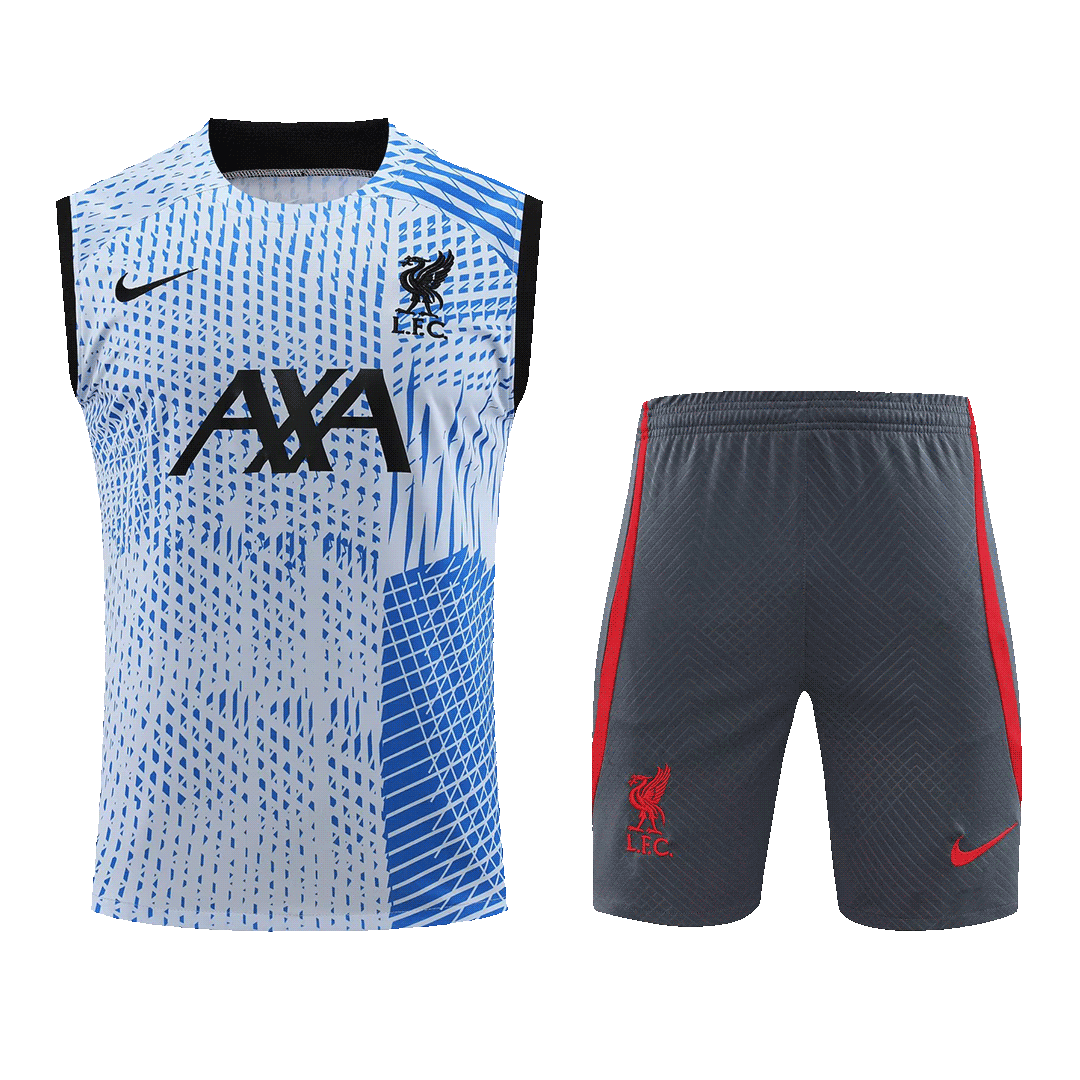 Liverpool Sleeveless Training Kit White&Blue 2023/24 - view 11