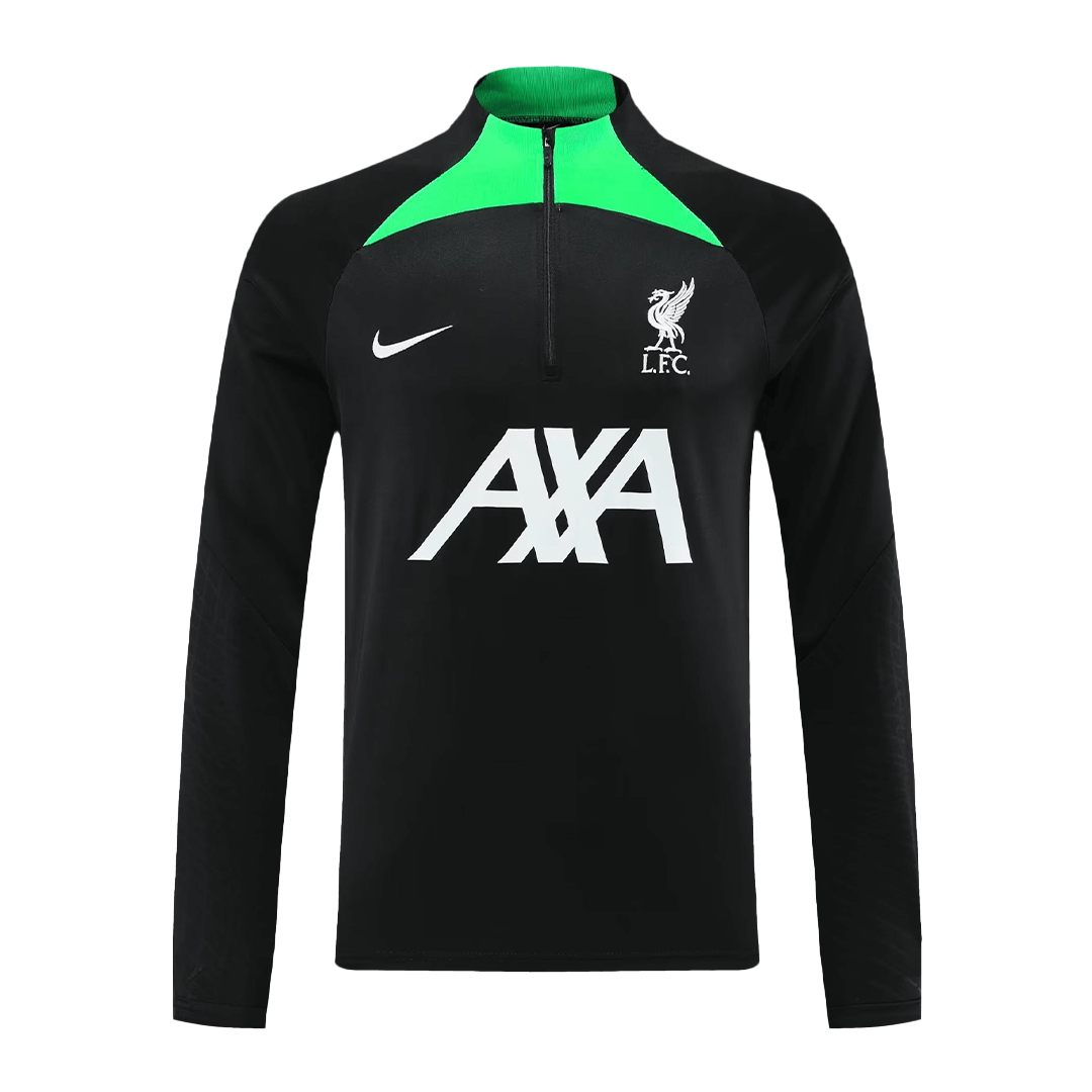 Kids Liverpool Zipper Sweatshirt Kit(Top+Pants) Black 2023/24 - view 21