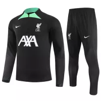 Liverpool Zipper Sweat Kit(Top+Pants) Black 2023/24 - view 1