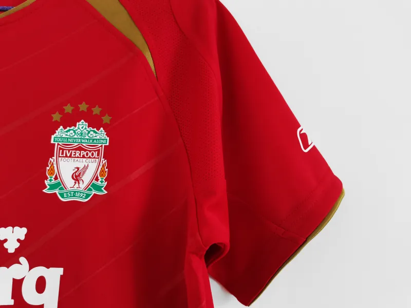 05-06 Liverpool Home Retro Jersey - view 9