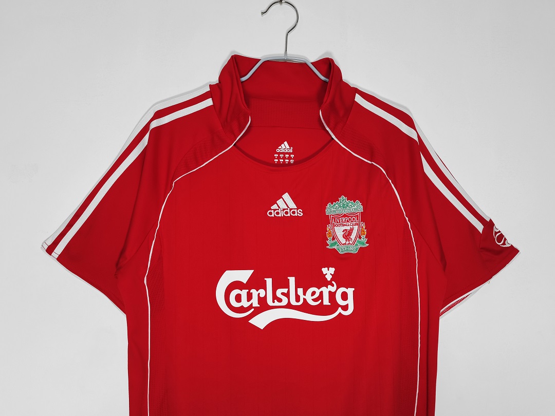06-07 Liverpool Home Retro Jersey - view 10