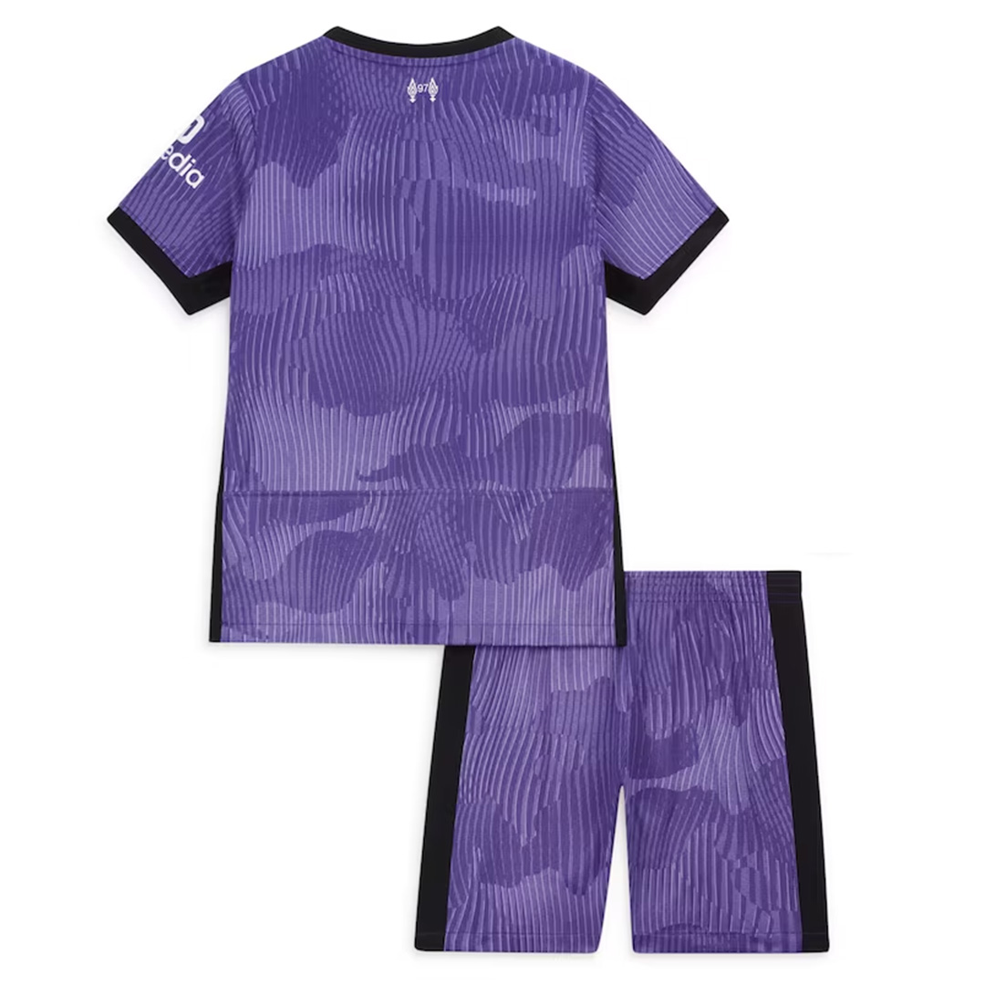 23-24 Liverpool Third Away Kids Kit Jersey+Shorts - view 3