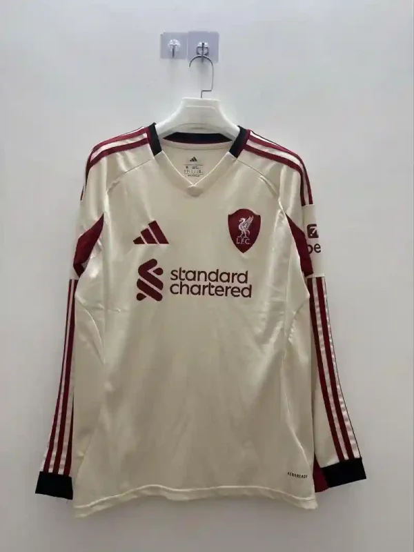 25-26 Liverpool Away Football Jersey Long Sleeve