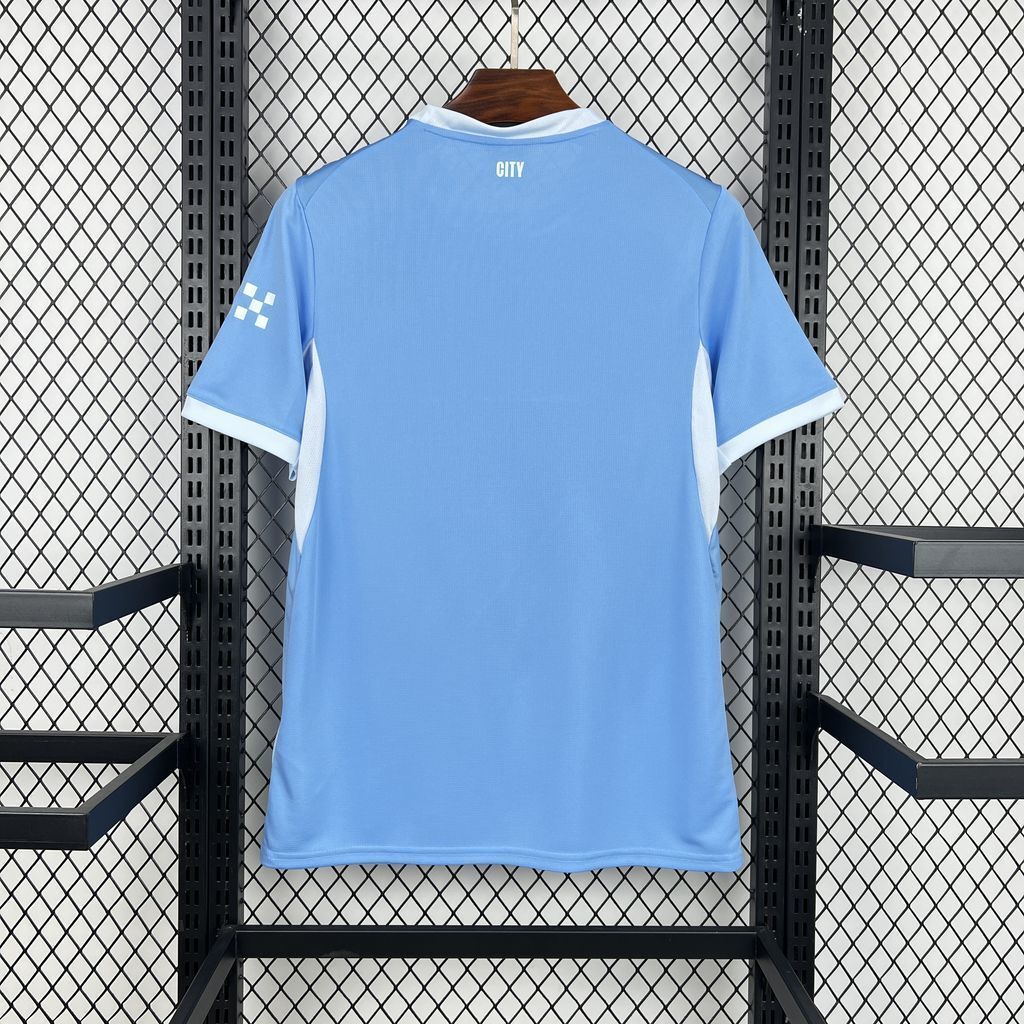 26-27 Manchester City Home Soccer Jersey - view 4