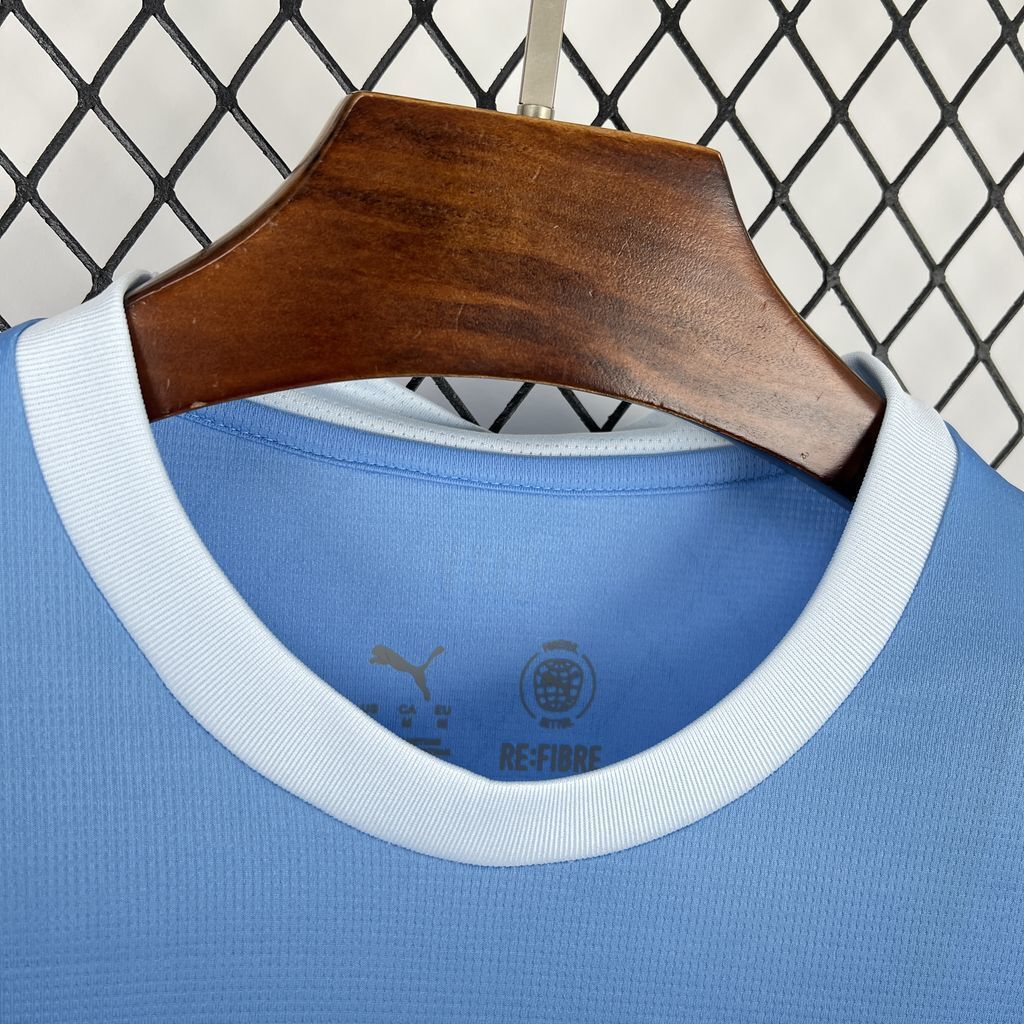 26-27 Manchester City Home Soccer Jersey - view 5