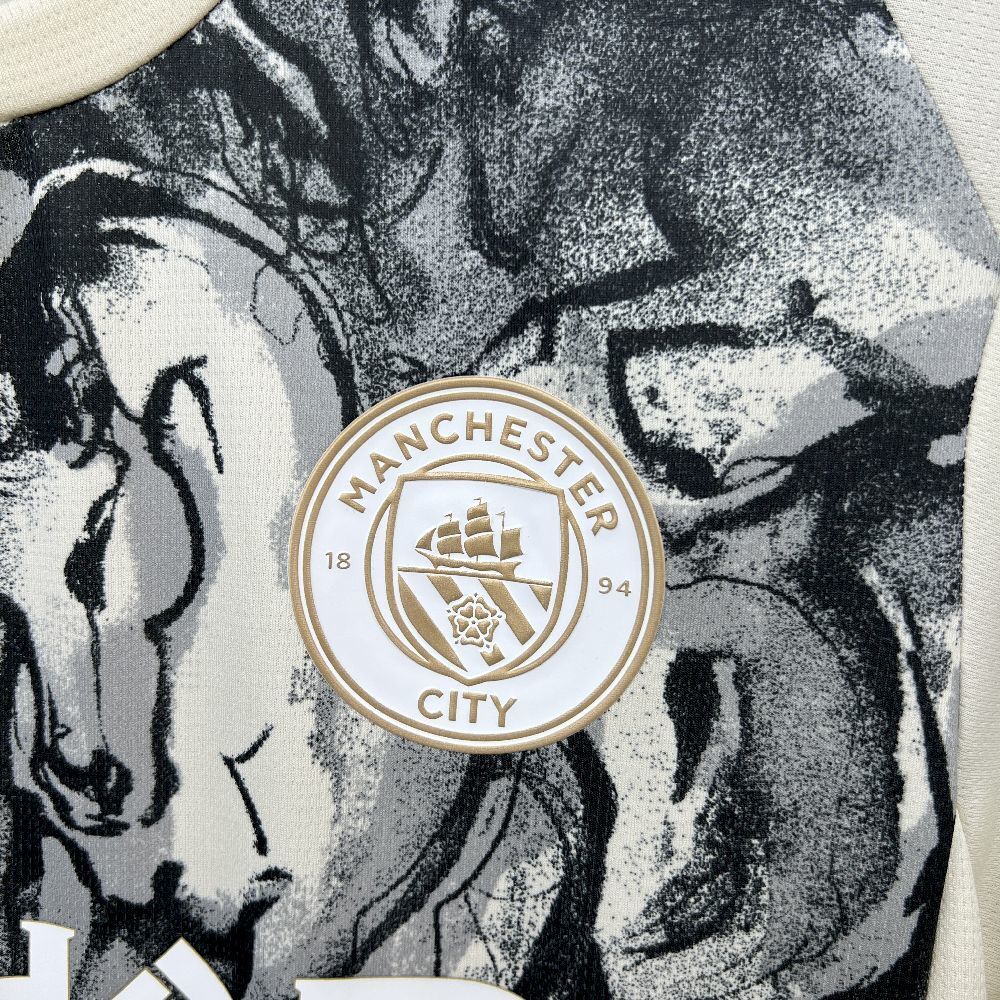 25-26 Manchester City Year of the Horse Soccer Jersey - view 4