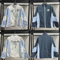 2025/2026 Manchester City Reversible Windbreaker Blue Soccer Jersey 1:1 Thai Quality - view 1