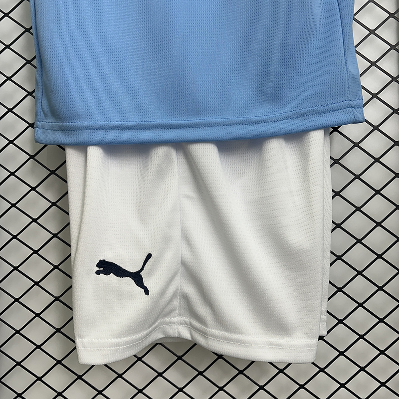 25-26 Manchester City Home Soccer Kids Kit Jersey+Shorts - view 10