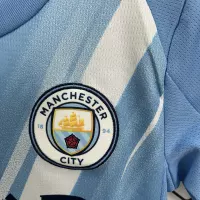 25-26 Manchester City Home Soccer Kids Kit Jersey+Shorts - view 4