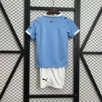 25-26 Manchester City Home Soccer Kids Kit Jersey+Shorts - view 7