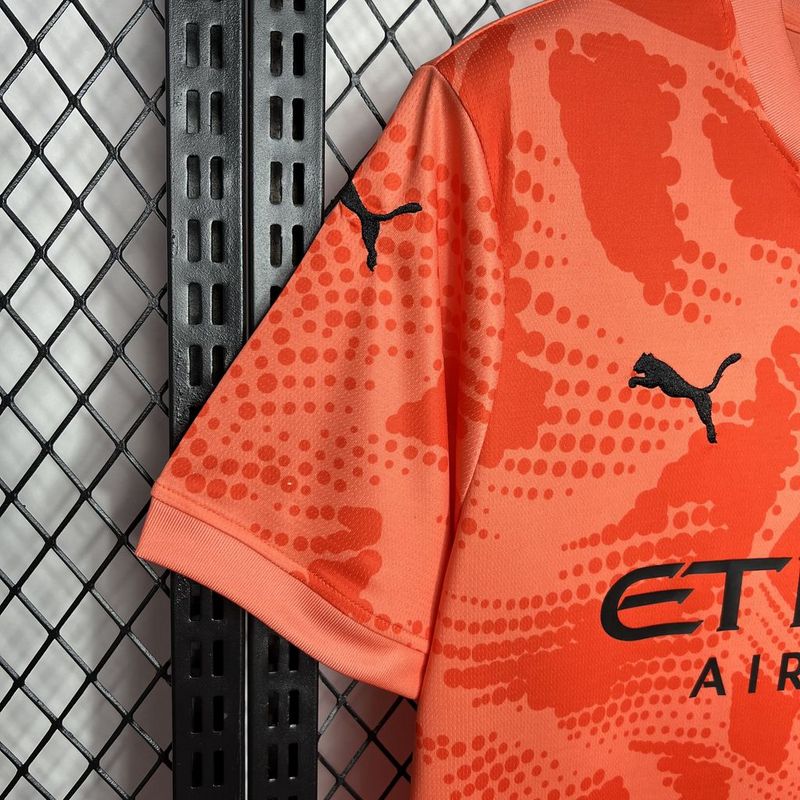 24-25 Manchester City Orange Goalkeeper Jersey - view 7