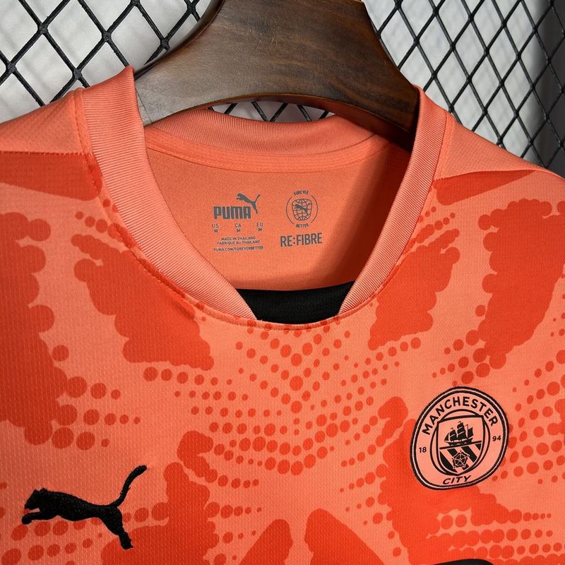 24-25 Manchester City Orange Goalkeeper Jersey - view 9