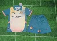 24-25 Manchester City Special Kids Kit Jersey+Shorts - view 1