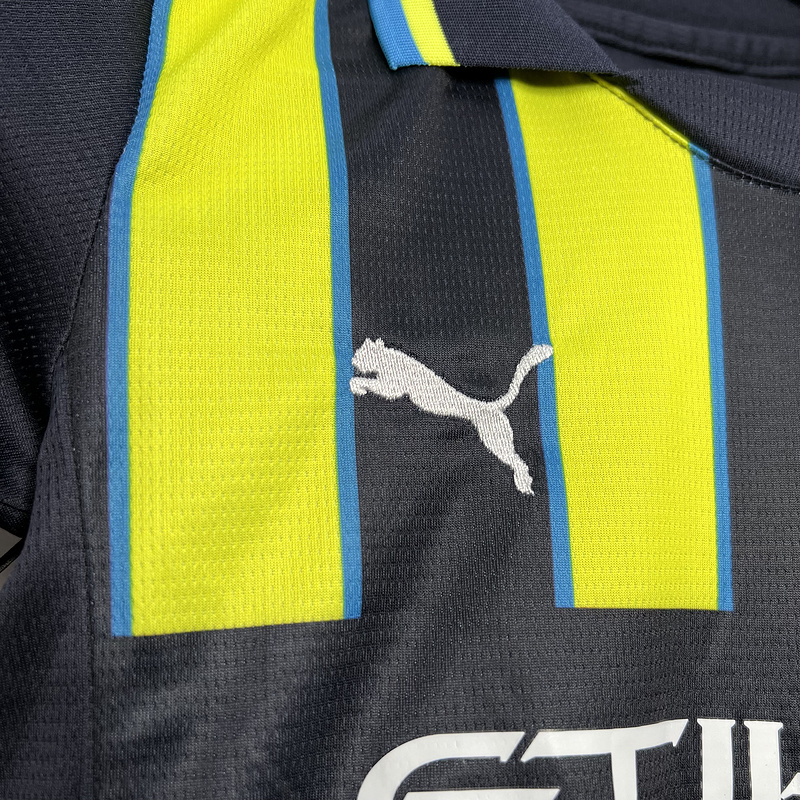 24-25 Manchester City Away Kids Kit  Jersey+Shorts - view 6