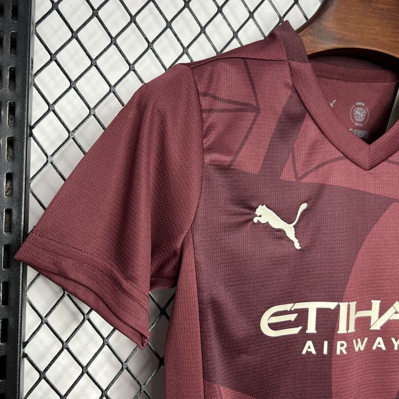 24-25 Manchester City Third Away Kids Kit  Jersey+Shorts - view 4