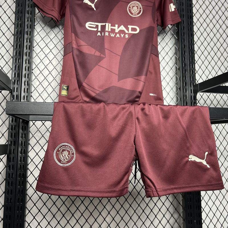 24-25 Manchester City Third Away Kids Kit  Jersey+Shorts - view 7