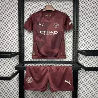 24-25 Manchester City Third Away Kids Kit  Jersey+Shorts - view 1