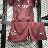 24-25 Manchester City Third Away Kids Kit  Jersey+Shorts - view 7