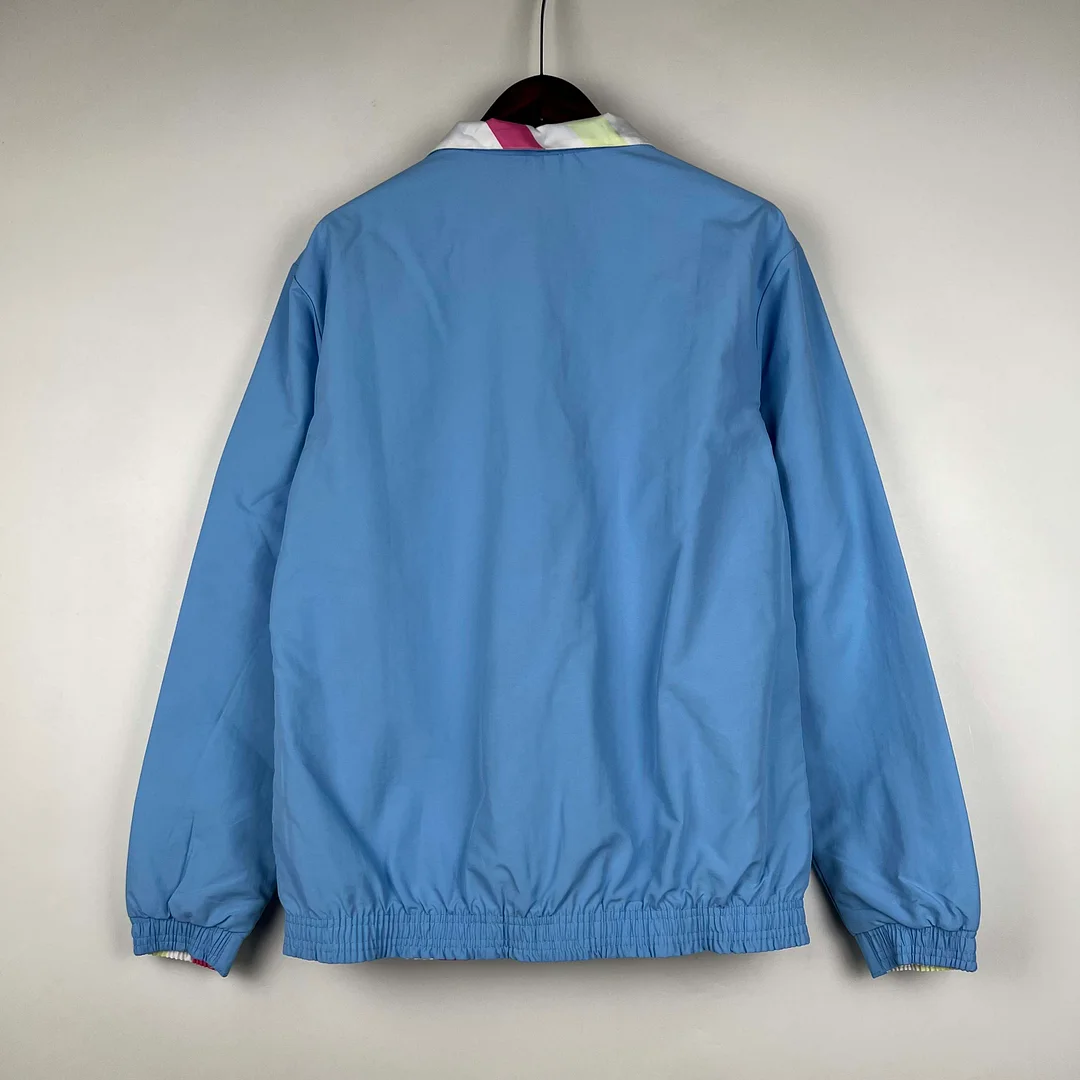2023/2024 Manchester City Reversible Windbreaker Blue Soccer Jersey 1:1 Thai Quality - view 9