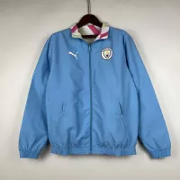 2023/2024 Manchester City Reversible Windbreaker Blue Soccer Jersey 1:1 Thai Quality - view 13