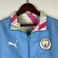 2023/2024 Manchester City Reversible Windbreaker Blue Soccer Jersey 1:1 Thai Quality - view 14