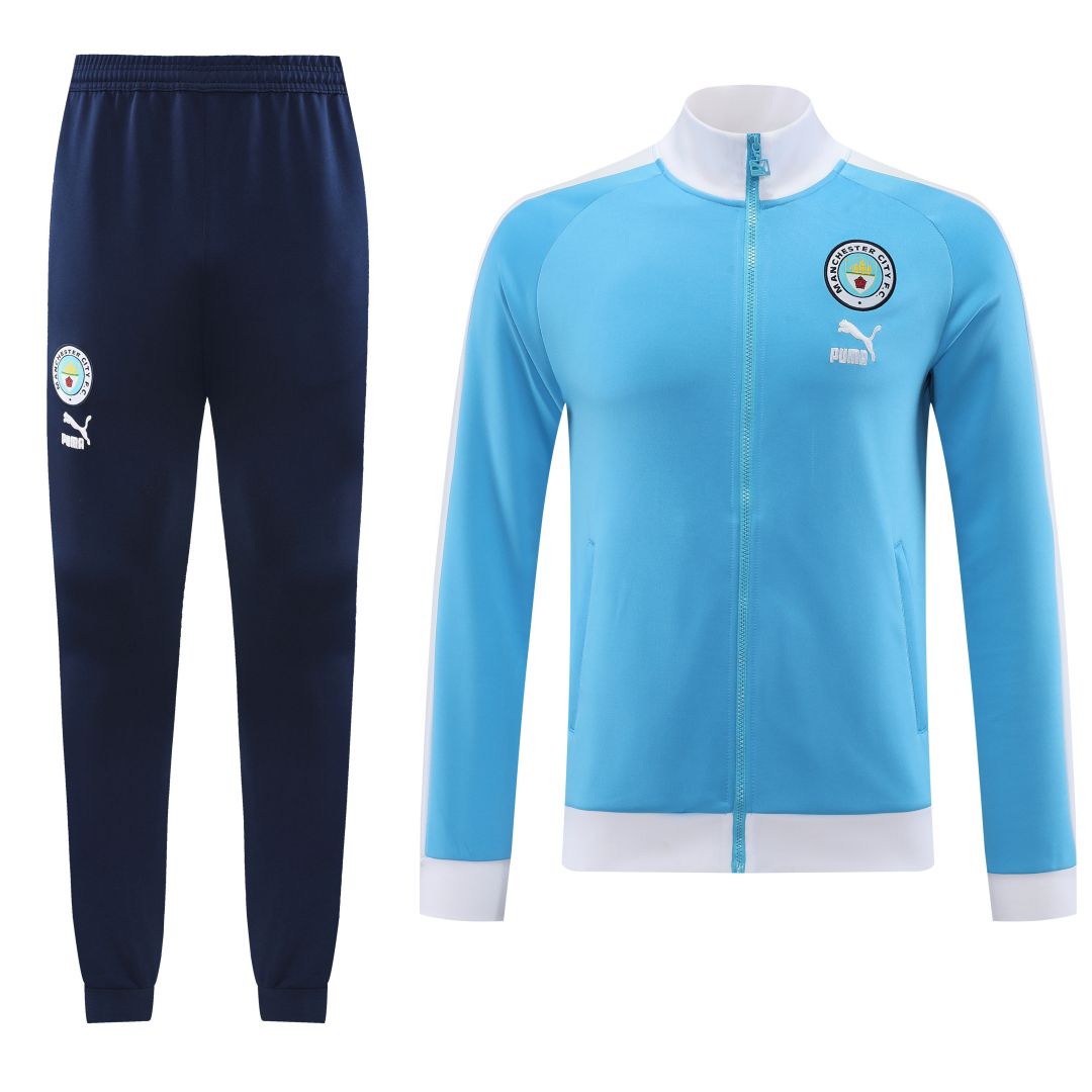 Manchester City Training Kit (Jacket+Pants) Blue 2023/24 - view 6