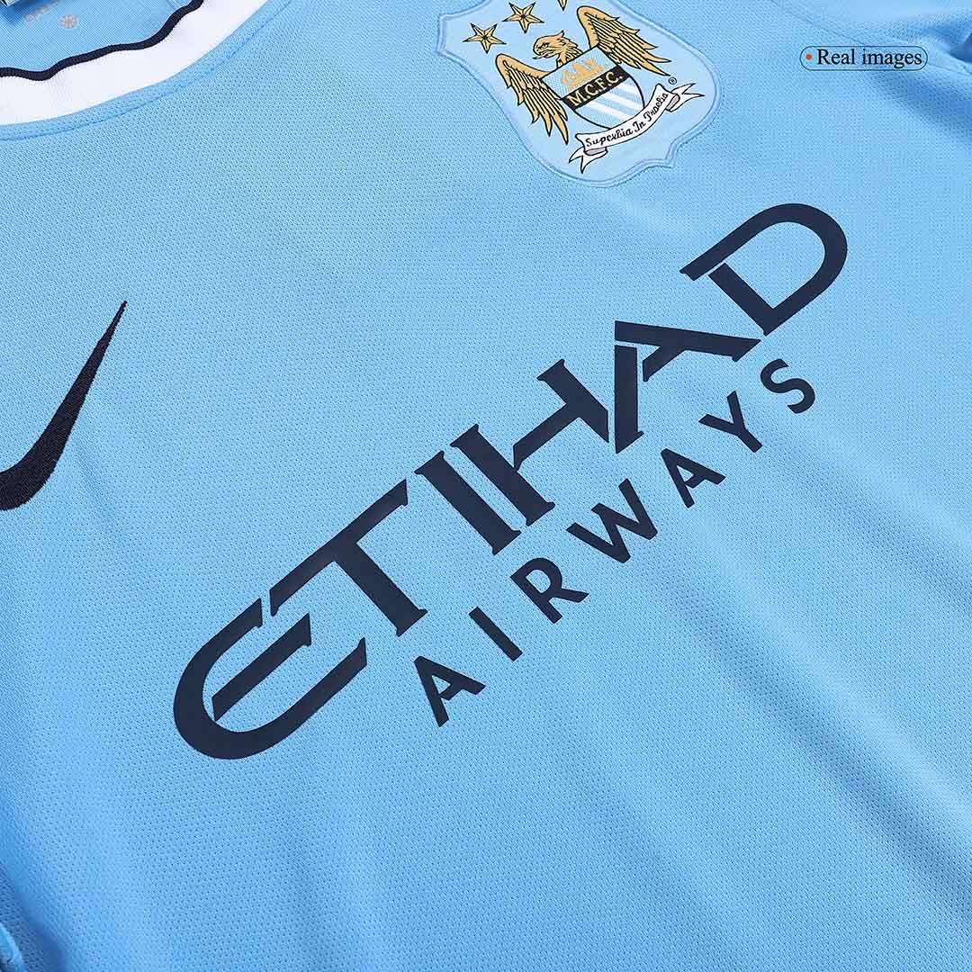 2013-2014 Manchester City Home Retro Jersey - view 9