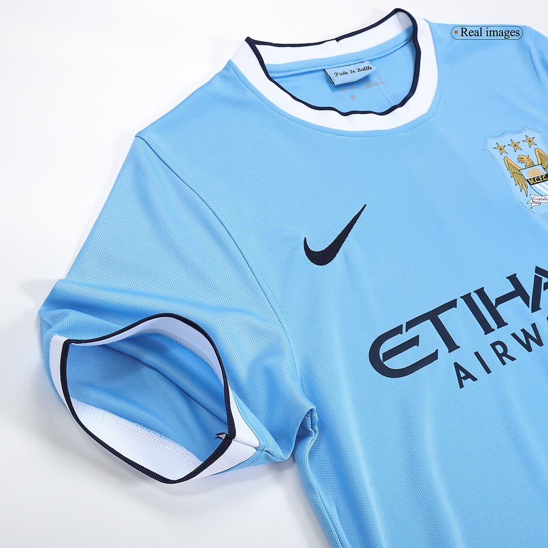 2013-2014 Manchester City Home Retro Jersey - view 11