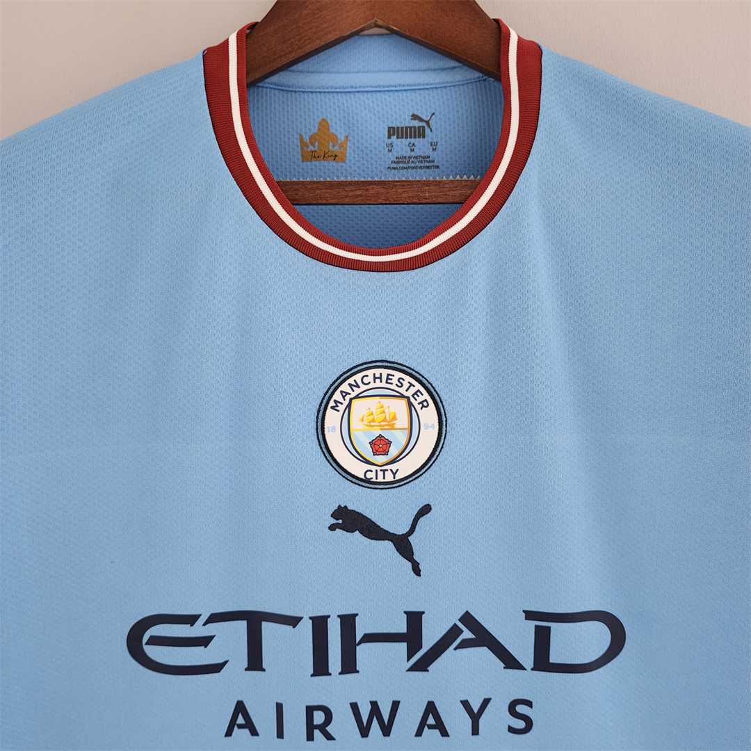22-23 Manchester City Home Jersey - view 6