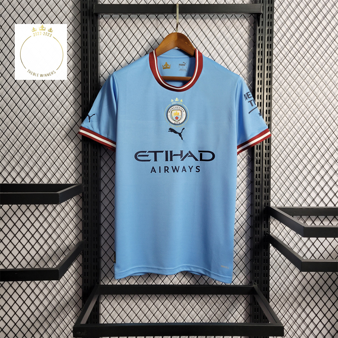 22-23 Manchester City Home Jersey - view 10