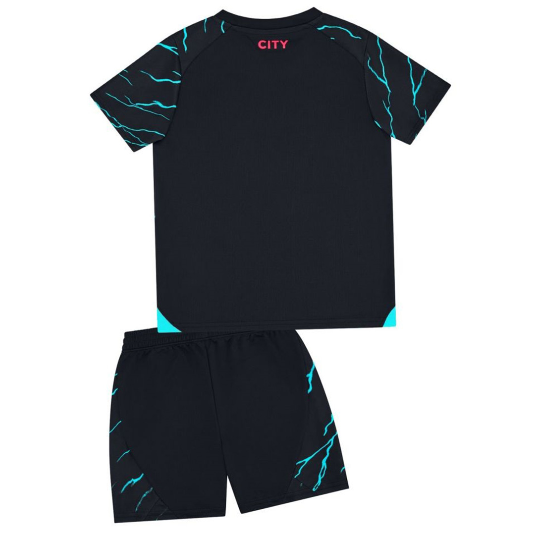 23-24 Manchester City Third Away Kids Kit Jersey+Shorts - view 5