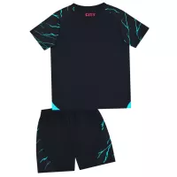 23-24 Manchester City Third Away Kids Kit Jersey+Shorts - view 5