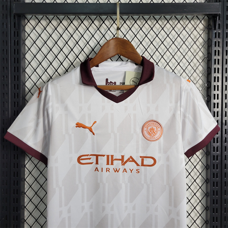 23-24 Manchester City Away Kids Kit Jersey+Shorts - view 9