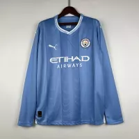 23-24 Manchester City Home Jersey Long Sleeve - view 1
