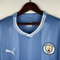 23-24 Manchester City Home Jersey Long Sleeve - view 3