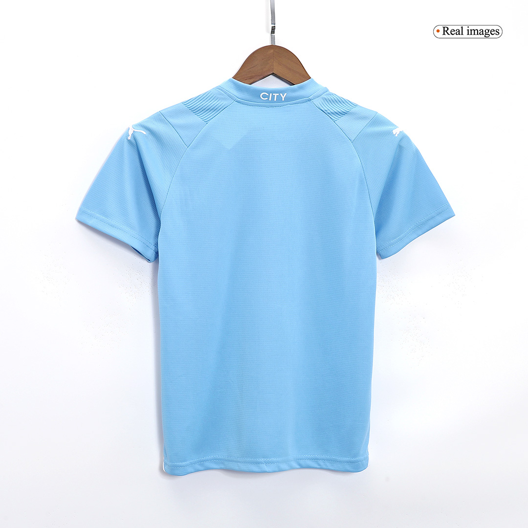 23-24 Manchester City Home Kids Kit Jersey+Shorts - view 3