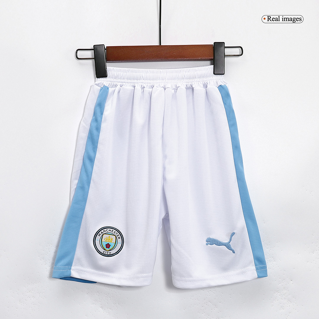 23-24 Manchester City Home Kids Kit Jersey+Shorts - view 6
