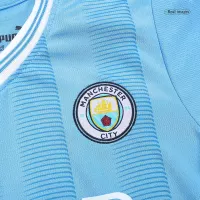 23-24 Manchester City Home Kids Kit Jersey+Shorts - view 12