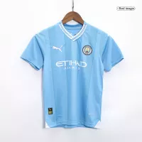 23-24 Manchester City Home Kids Kit Jersey+Shorts - view 5