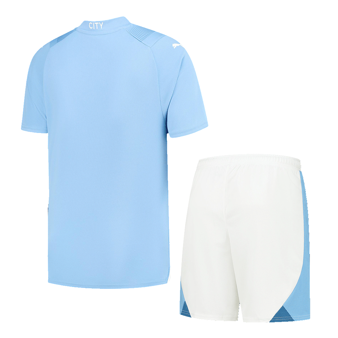 23-24 Manchester City Home Whole Kit Jersey+Shorts+Socks - view 6