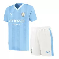 23-24 Manchester City Home Whole Kit Jersey+Shorts+Socks - view 5