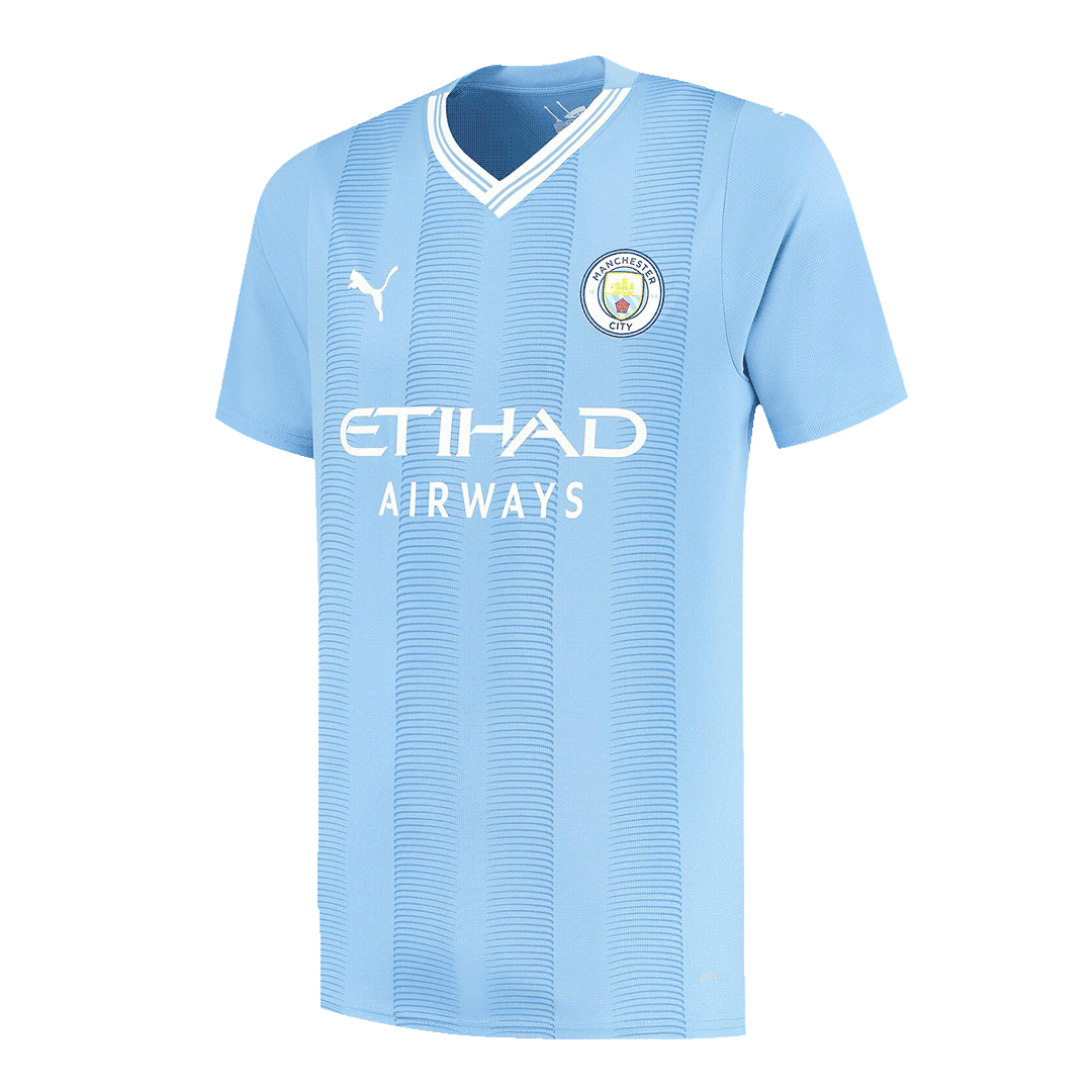 23-24 Manchester City Home Kit Jersey+Shorts - view 4