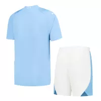 23-24 Manchester City Home Kit Jersey+Shorts - view 3