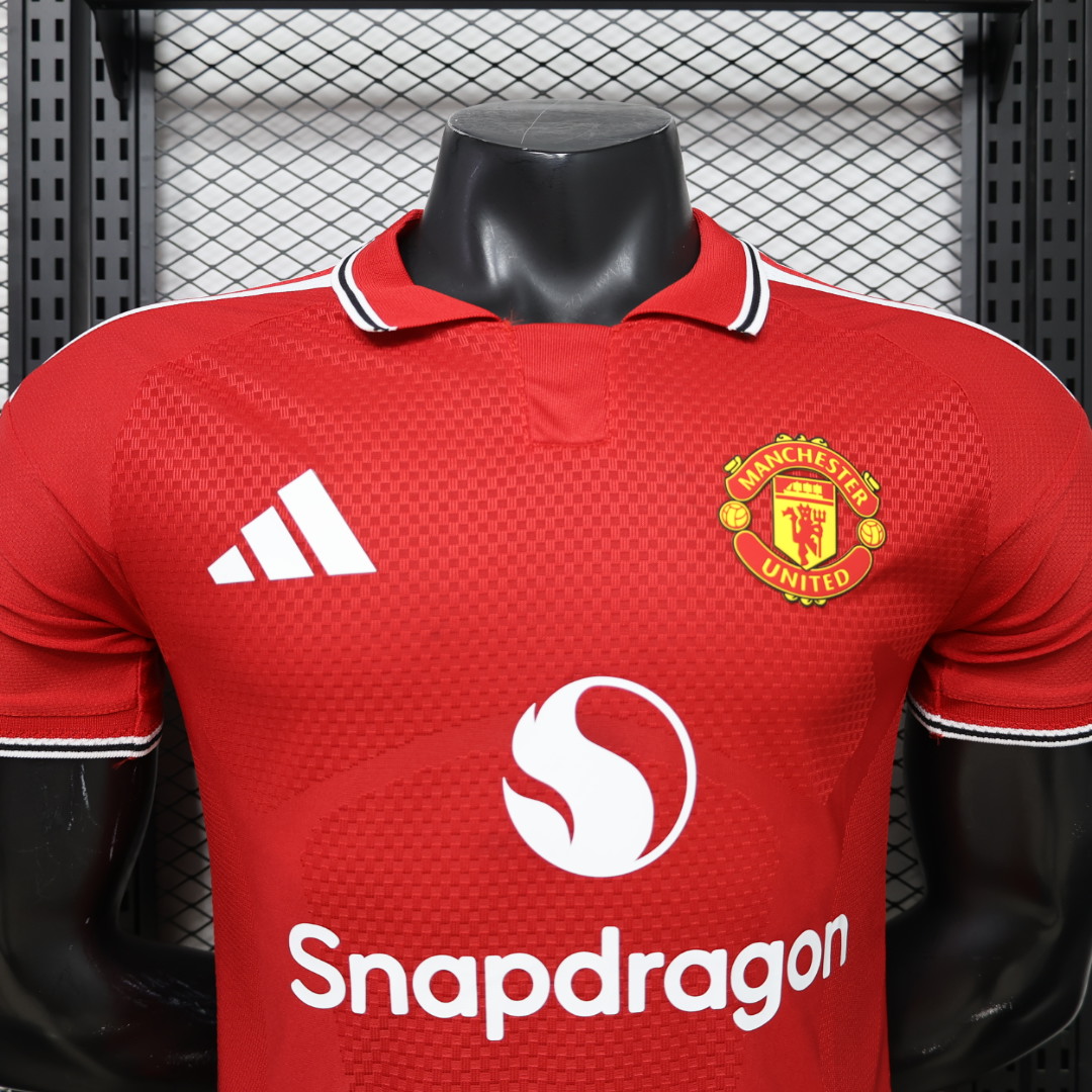 26-27 Manchester United Home Soccer Jersey - view 3